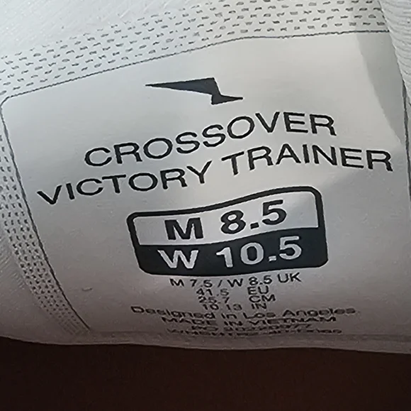 Men's Wolf & Shephard Leather/Mesh Sneakers/Shoes White - Luxury Size 8.5 NWOB - Picture 6 of 10